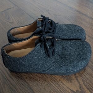 Kalso Earth Shoe Faroe Lokah Loafers Size 8 Gray Black